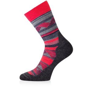 Lasting WLI 388 merino ponožky červená