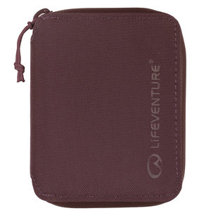 Lifeventure RFiD Protected Bi-Fold wallet Recycled plum