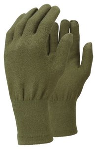 TrekMates Merino Touch Screen gloves olive - S/M
