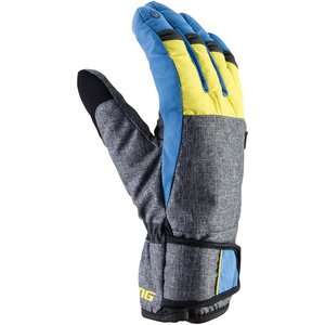 Viking Trevali rukavice grey/blue/yellow - L