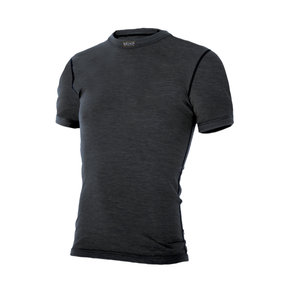 BRYNJE Classic Wool T-shirt černé - L
