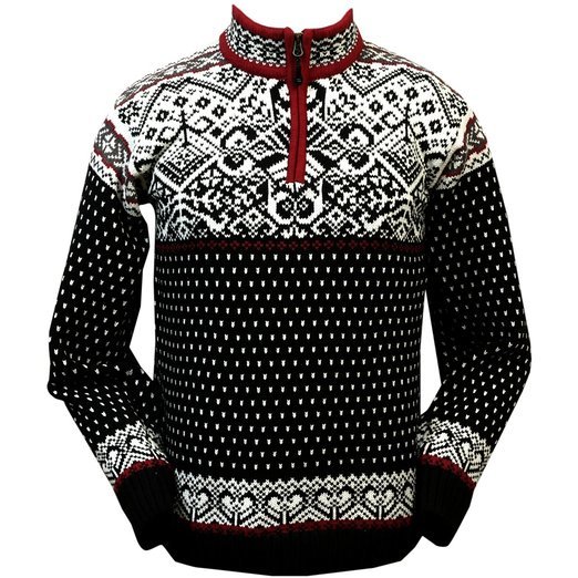 ICEwear Baldur norský svetr černý - L