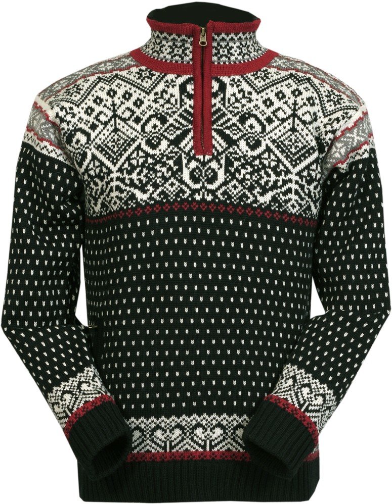 NORwear BJORN vlněný norský svetr černý