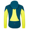 Kilpi Balans M pánská softshellová bunda modrozelená/žlutá