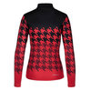 Kilpi Merano W dámské tričko s dlouhým rukávem červená/černá