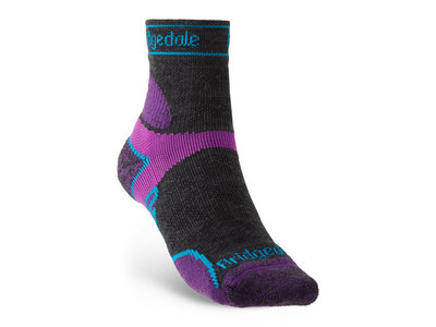 Bridgedale Trail Run LW T2 MS Ankle Women charcoal/purple