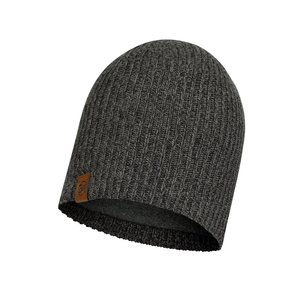 Buff Knitted and Fleece Hat Lyne grey