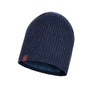Buff Knitted and Fleece Hat Lyne night blue