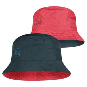 Buff Travel Bucket Hat red/black