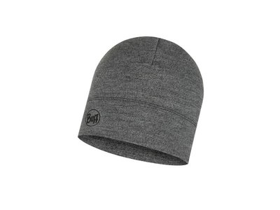 Buff Wool Hat Midweight - light grey melange