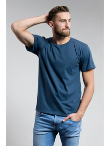 CityZen bavlněné pánské tričko proti pocení modré