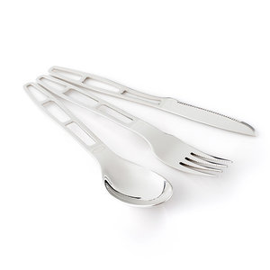 GSI Outdoors Stainless 3 pc cutlery set