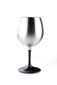 GSI Outdoors Glacier Stainless Nesting Red Wine Glass