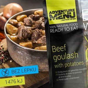 Adventure Menu Hovězí guláš s bramborem 400 g