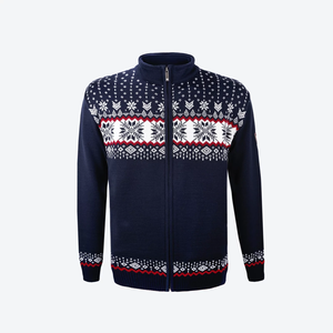 Kama 3054 Windstopper merino svetr modrá