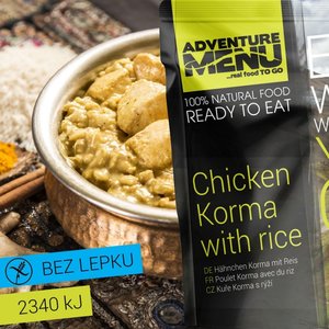 Adventure Menu Kuře Korma s rýží 400 g