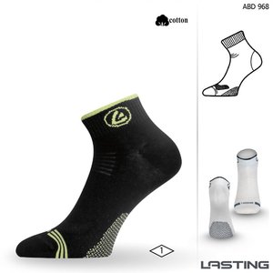Lasting sportovní ponožky ABD 968 černá/zelená