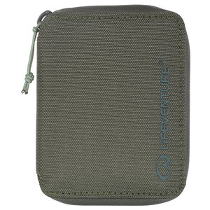 Lifeventure RFiD Protected Bi-Fold wallet Recycled olive
