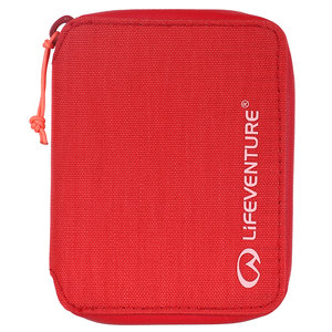 Lifeventure RFiD Protected Bi-Fold wallet Recycled raspberry
