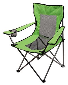 Cattara skládací kempingová židle NET zelená