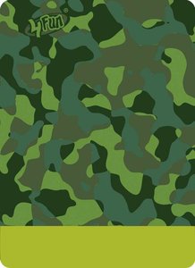 4Fun šátek Polartec camu green