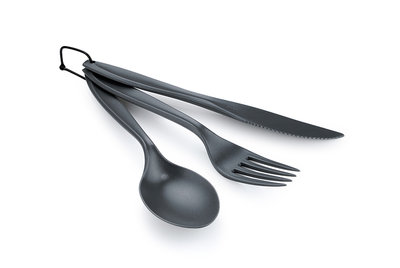 GSI Outdoors Ring Cutlery set grey