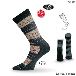 Lasting ponožky Merino TWP 807 béžová