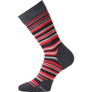 Lasting ponožky Merino WPL 503 šedá/červená
