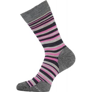 Lasting ponožky Merino WWL 804 šedá/růžová