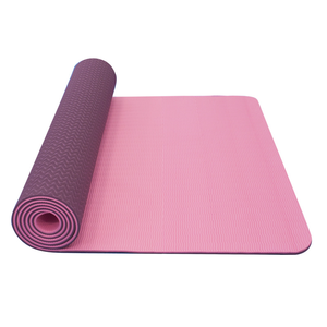 Yate Yoga mat dvouvrstvá TPE růžová/fialová